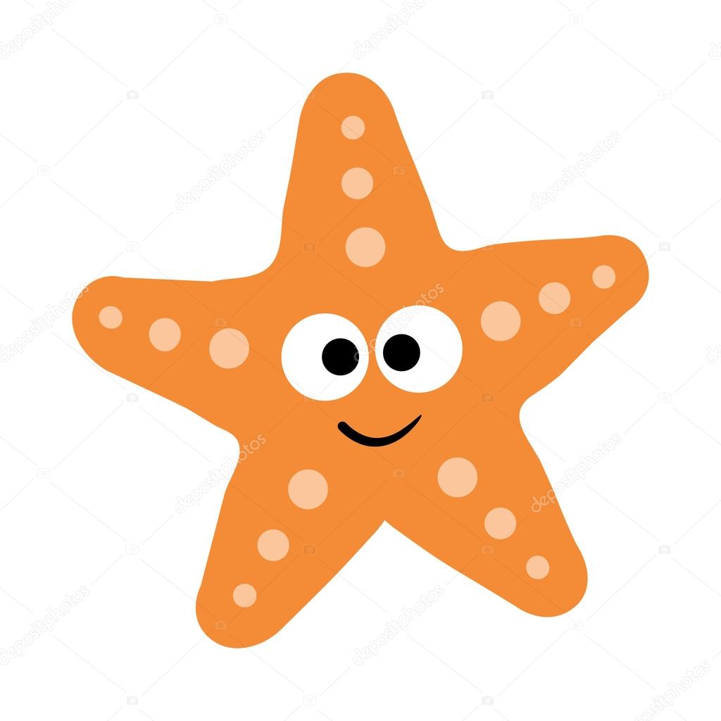 Beach Starfish Sea Life Vector Icon