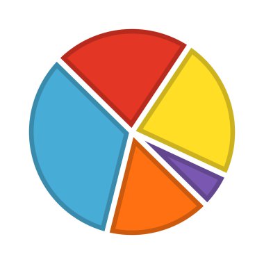 Pasta grafiği grafik vektör simgesi
