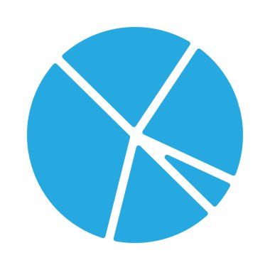 Pasta grafiği grafik vektör simgesi