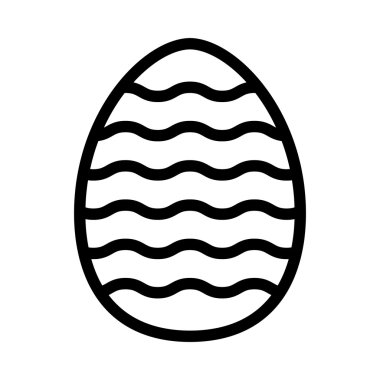 Paskalya yumurtası vektör simgesi