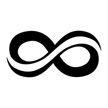 Sonsuz döngü simge vektör simgesi