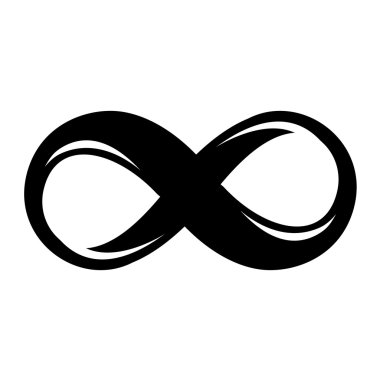 Sonsuz döngü simge vektör simgesi