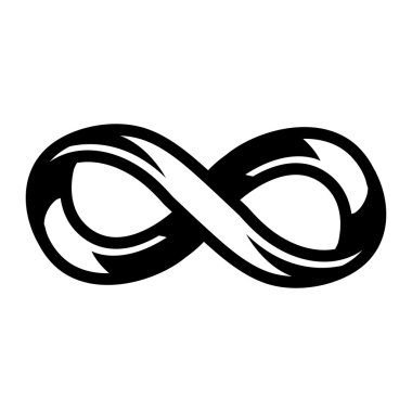 Sonsuz döngü simge vektör simgesi