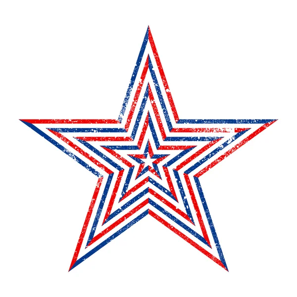 США США прапор зірка векторної icon — стоковий вектор