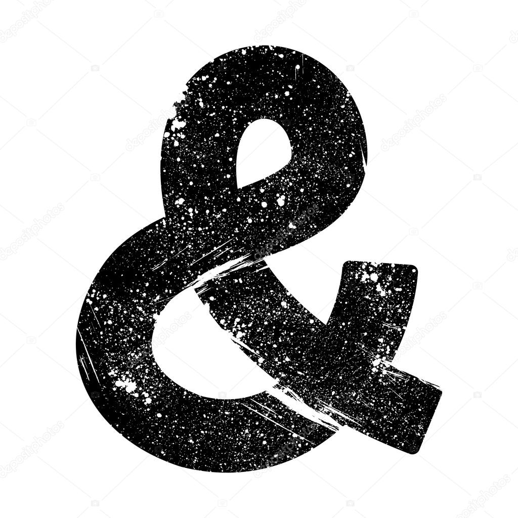 Ampersand Keyboard And Symbol vector icon