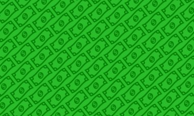 Para para para birimi kağıt dolarlık banknot vektör simgesi