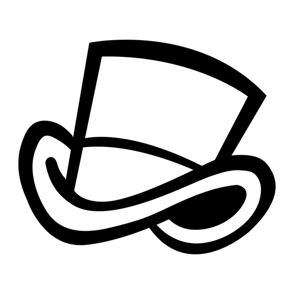 Top chapeau vectoriel Icône — Image vectorielle