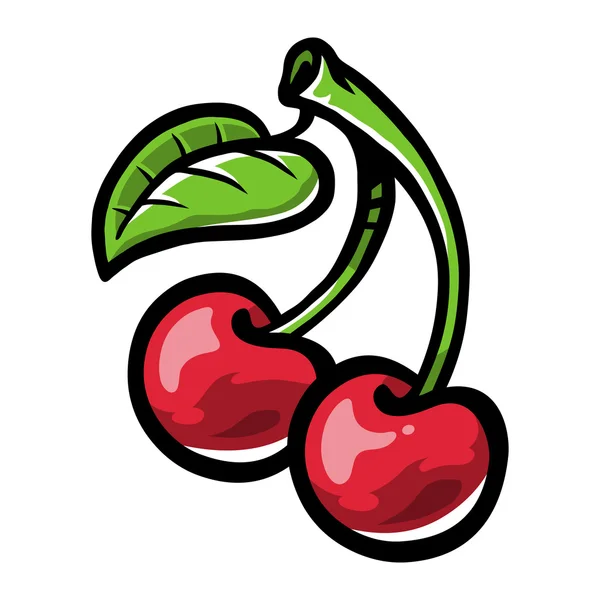 Cherry Fruit Vector Icon