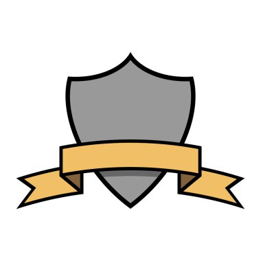 Kalkan güvenlik Crest vektör simgesi