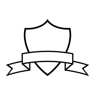 Kalkan güvenlik Crest vektör simgesi