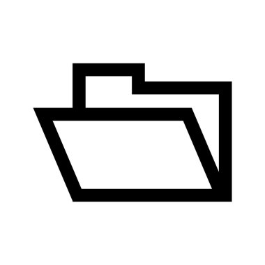 İş Office klasörünü vektör simgesi