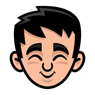 Bir lightbox benzer görüntüleri payı hisse senedi vektör çizim bulmak kaydetmek: çocuk sevimli yüzü çizgi film illüstrasyon simge