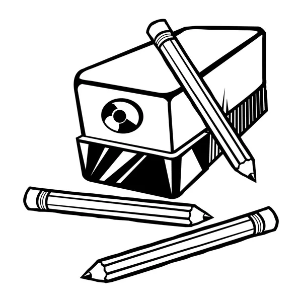 Icono del vector del sacapuntas eléctrico — Vector de stock