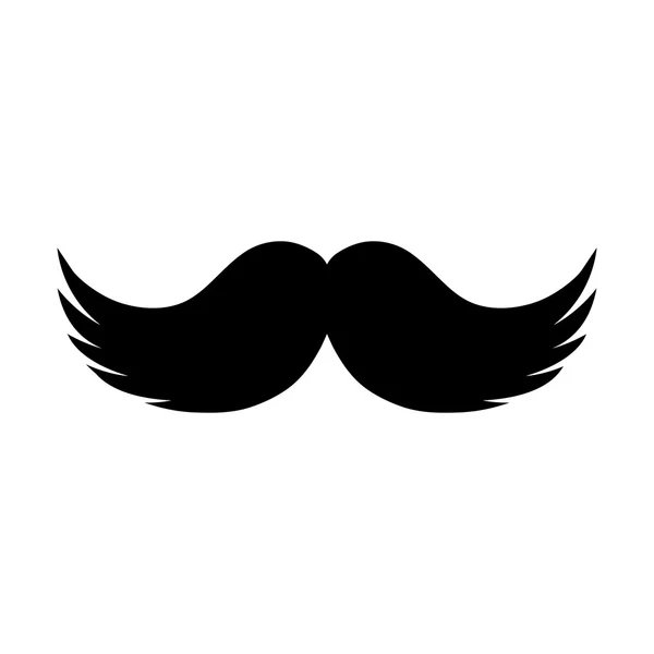 Mustache Curl Vector Icono — Archivo Imágenes Vectoriales