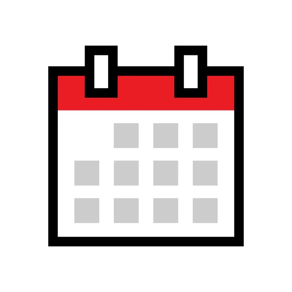 Planning vector kalenderpictogram Rechtenvrije Stockillustraties