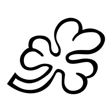 Şanslı dört yapraklı yonca.