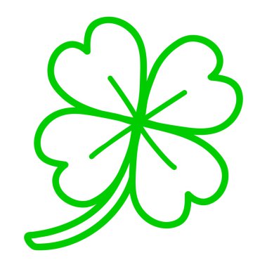 Şanslı dört yapraklı yonca.