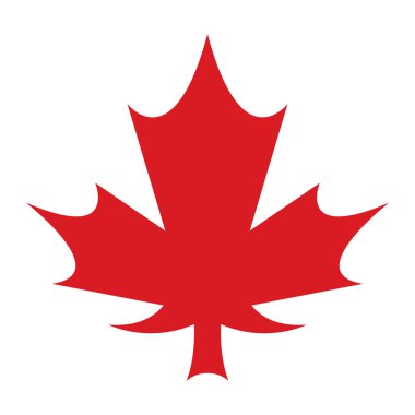 Akçaağaç Yaprağı vektör simgesi