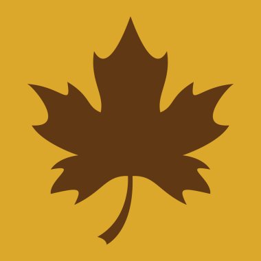 Maple Leaf Vector Icon clipart
