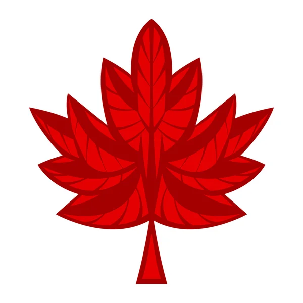 Maple Leaf vektor ikon — Stock vektor