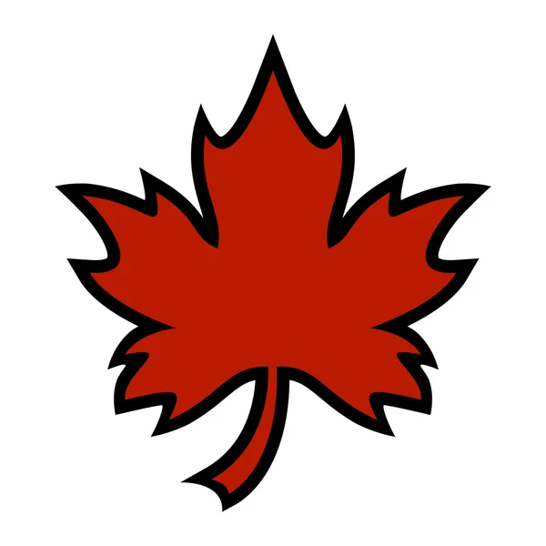 Maple Leaf vektor ikon — Stock vektor
