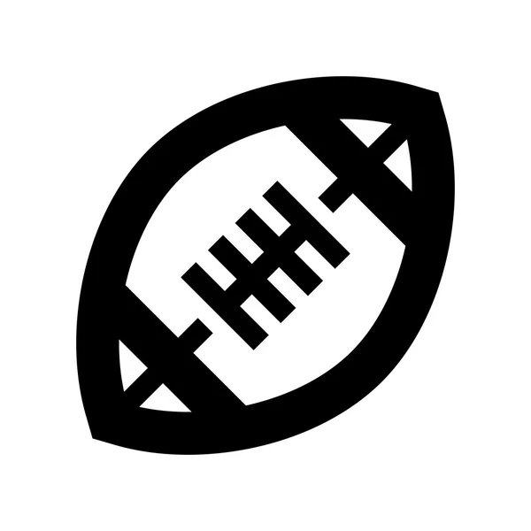 Vector de fútbol icono — Vector de stock