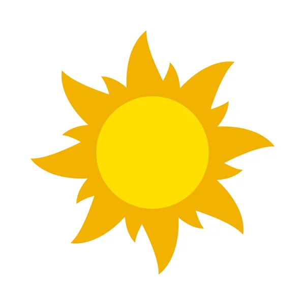 Иконка вектора солнца — стоковый вектор