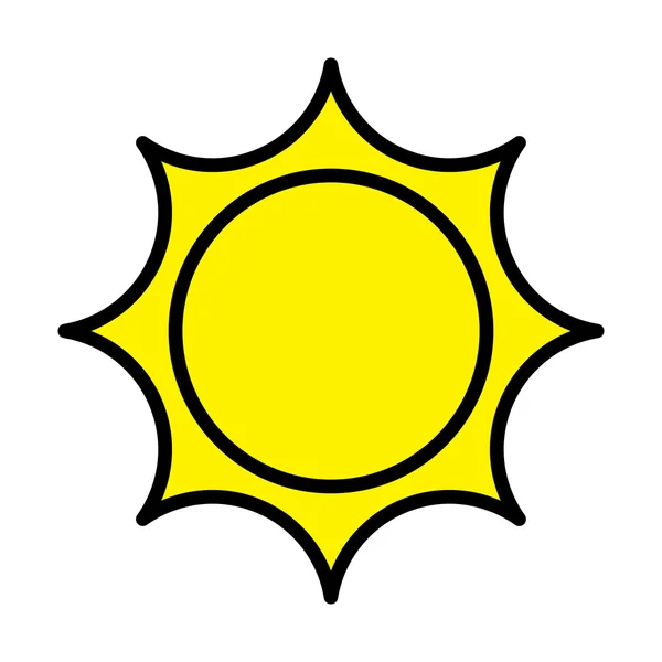 Sun Vector Icon — Stock Vector