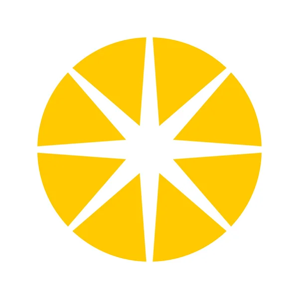 Vektor symbol slunce — Stockový vektor
