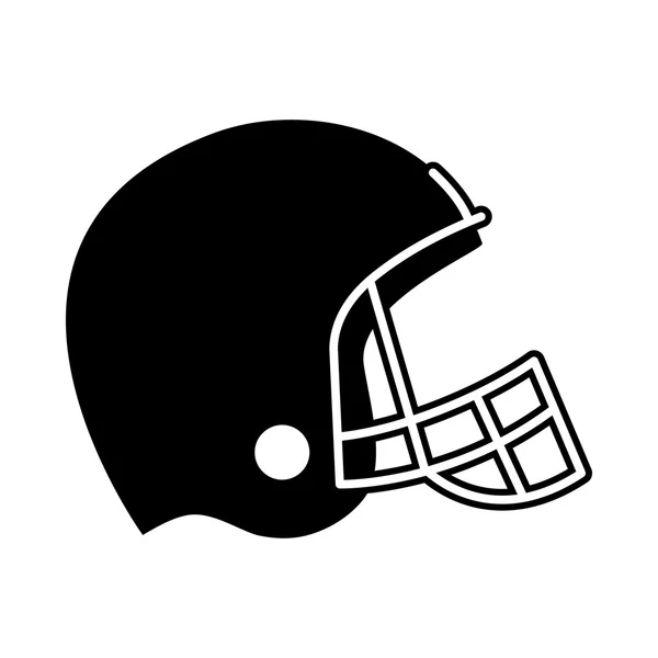 Casco de fútbol vector icono — Archivo Imágenes Vectoriales