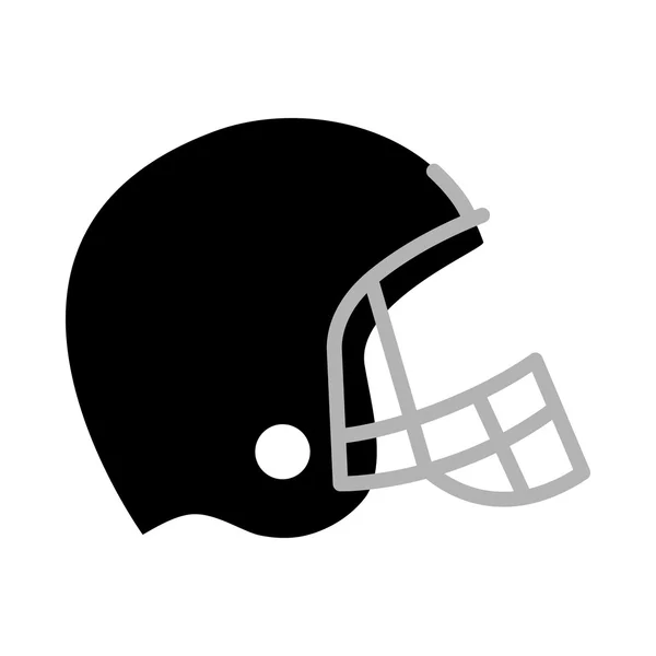 Football Helmet Vector Icon — Stock Vector