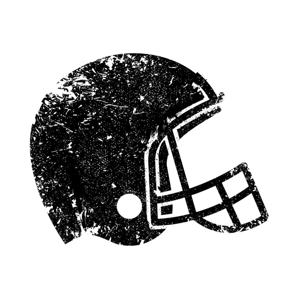 Fußball-Helm-Ikone — Stockvektor