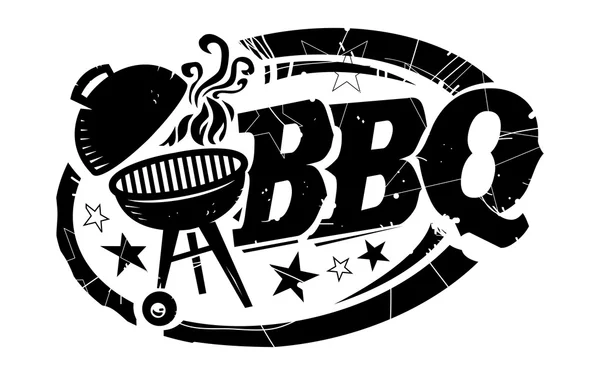 Barbekü vektör simgesi