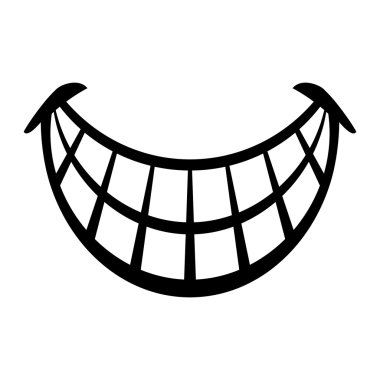 gülümseme vektör simgesi