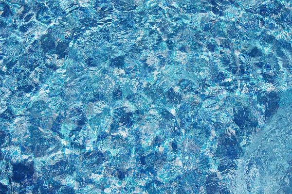 Sfondo di acqua blu trasparente — Foto Stock
