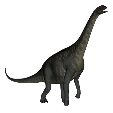 Jobaria dinozor - 3d render yürümek
