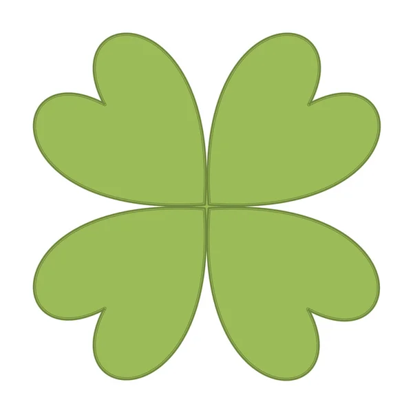 Four leaves clover — Stock Photo, Image