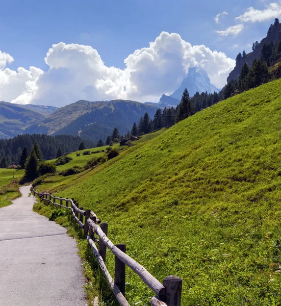 Chemin du Cervin, Suisse — Photo