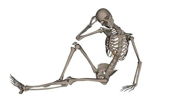 Handsome human skeleton - 3D render — Stock Photo, Image