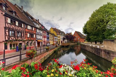 Küçük Venedik, petite Venise, Colmar, Alsace, Fransa