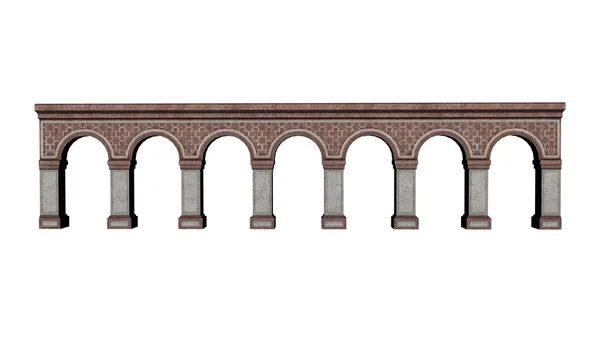 Arcos del castillo - 3D render —  Fotos de Stock