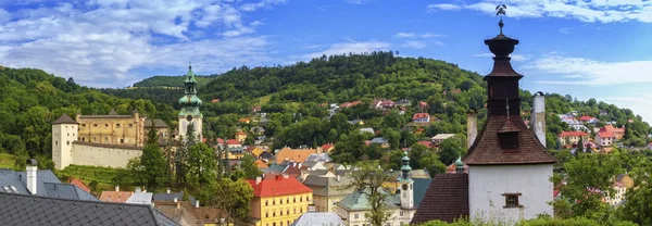 Banska Stiavnica panoramic view, Slovakia — Stock Photo, Image