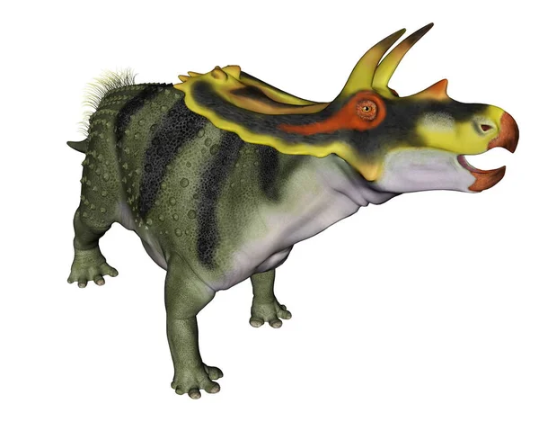 안키 케라 톱스 공룡 - 3D 렌더링 — 스톡 사진
