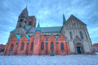 Ortaçağ Katedrali, Leydimizin Ribe Kilisesi, Danimarka - HDR
