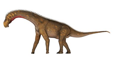 Mesiasaurus dinozor yürüyüşü - 3D görüntüleme