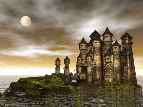 Castello - rendering 3D — Foto Stock