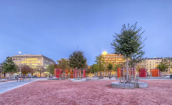 Llanura de Plainpalais, Ginebra, Suiza, HDR — Foto de Stock