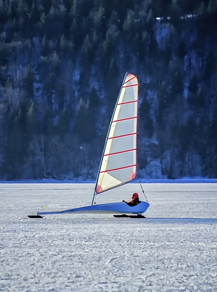 Ice yacht eller båt — Stockfoto