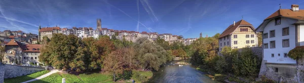 Cathedral of St. Nicholas in Fribourg, Switzerland, HDR — Stock Photo, Image