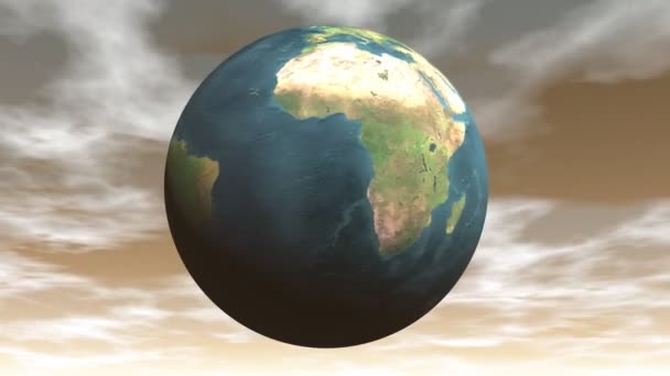 Seamless looping earth - 3D render — Stock Video